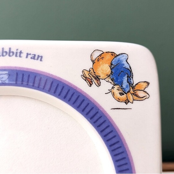 Peter Rabbit Ceramic Picture Frame - White and Purple - Picture 3 of 10
